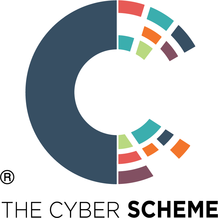 A logo of The Cyber Scheme company