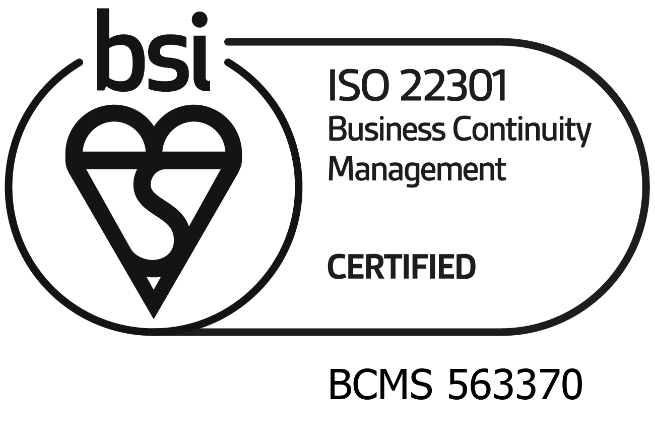 BSI-ISO-22301 certiicate