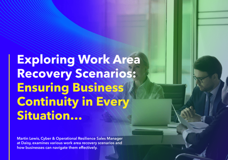 Work Area Recovery, Operational Resilience, Business Continuity, Cyber Recovery